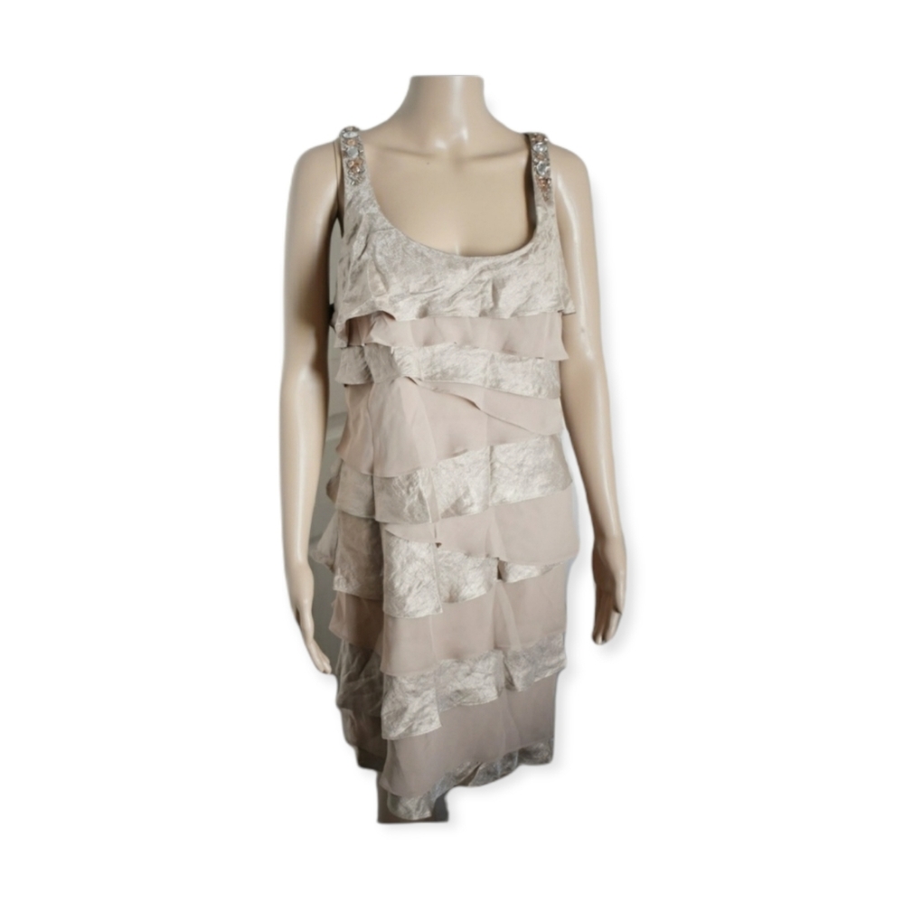 ➕  S.L. Fashions {JEWEL SCOOP NECK TIERED DRESS}